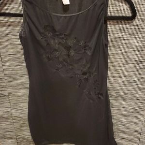 BLACK Victoria Secret Lace Embriodered Pj S. B